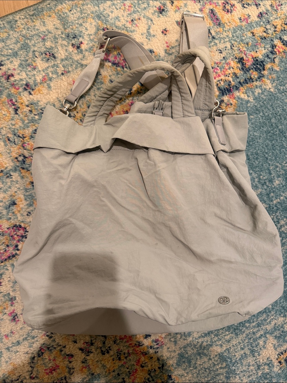 Lululemon grey bag